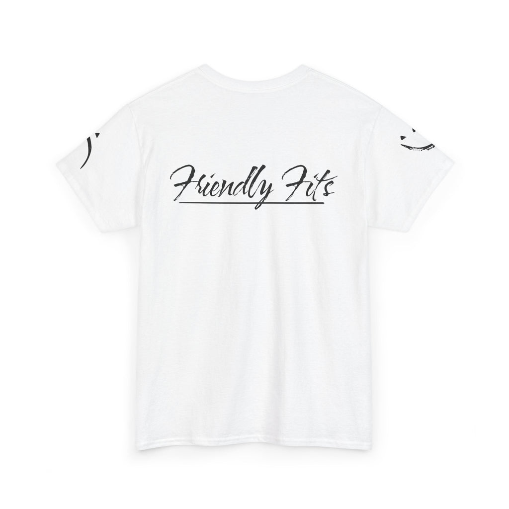 Friendly Fits Minimalist Script Tee logo