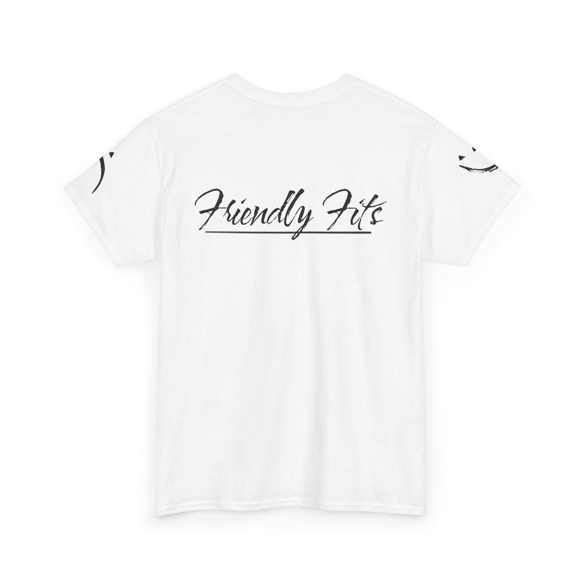 Friendly Fits Minimalist Script Tee logo