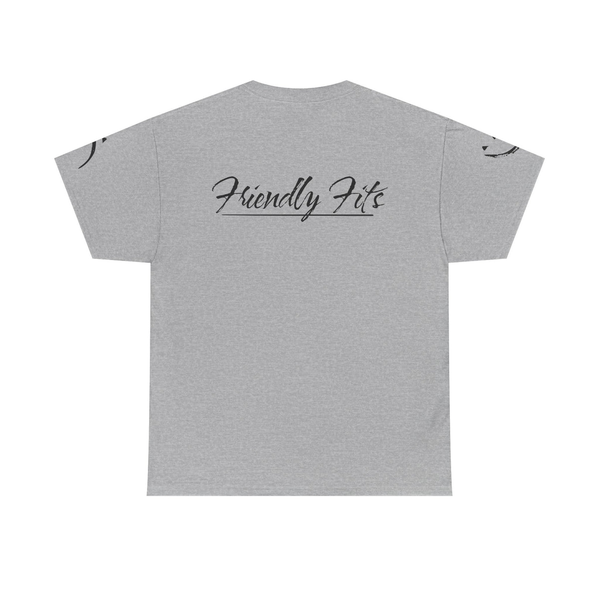 Friendly Fits Minimalist Script Tee logo
