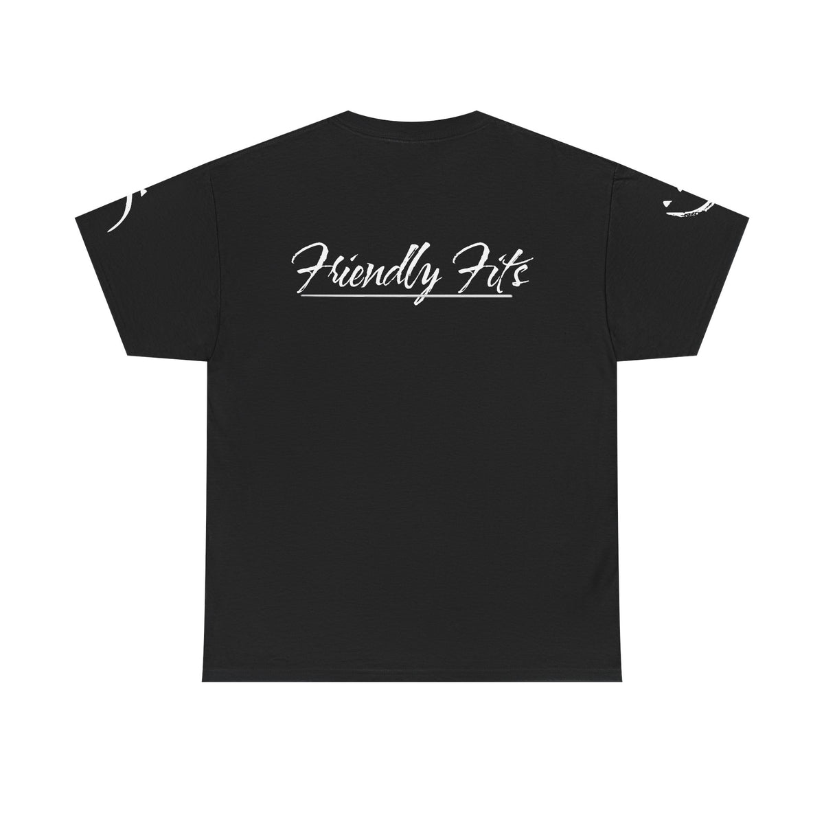 Friendly Fits Minimalist Script Tee logo