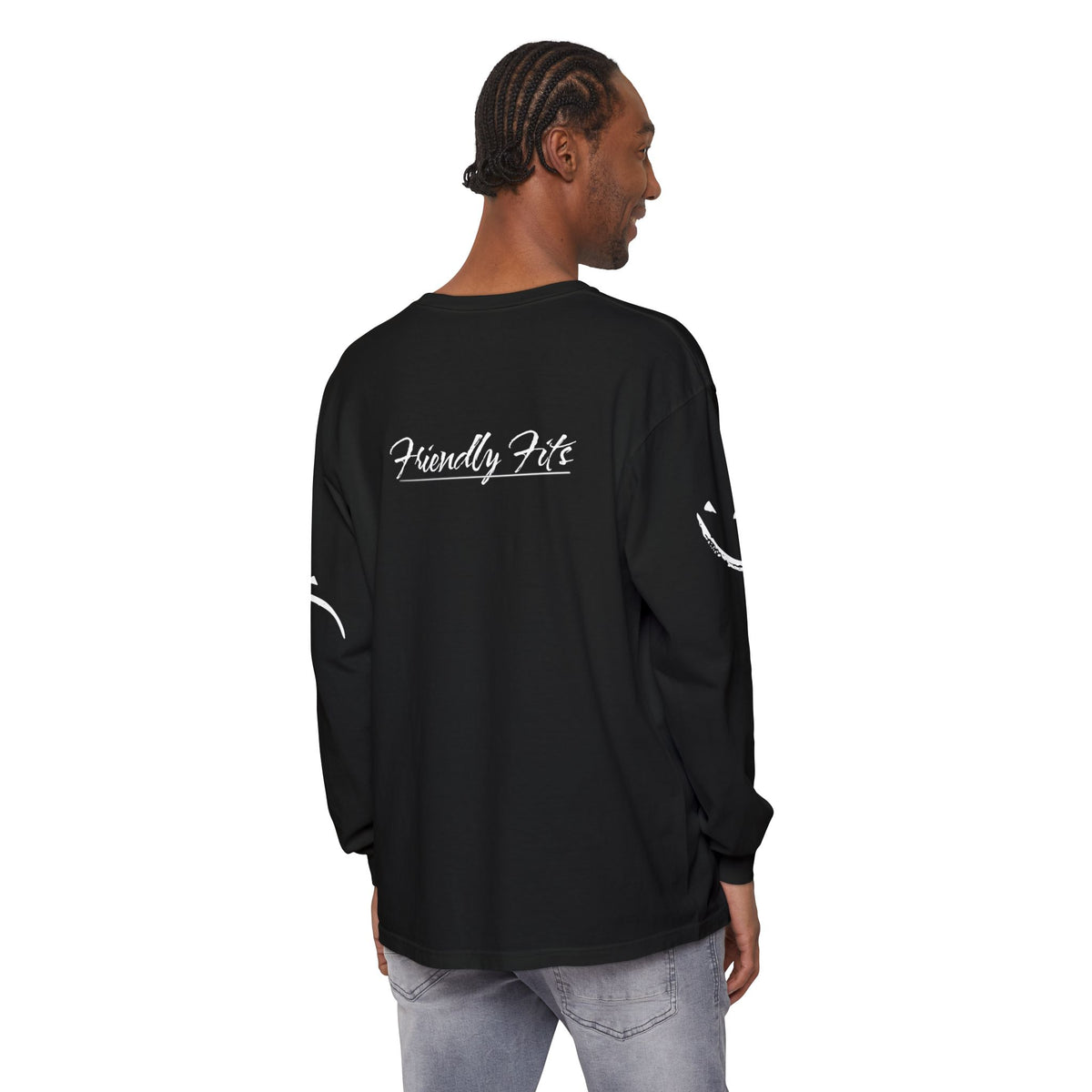 Friendly Fit Long Sleeve Tee (Dark Colors)