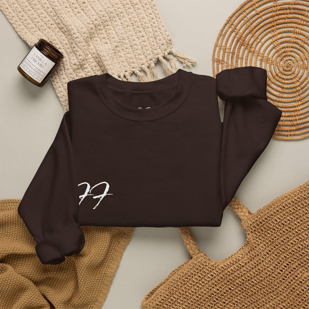 Fall Fashion Light/Dark Brown Crewneck