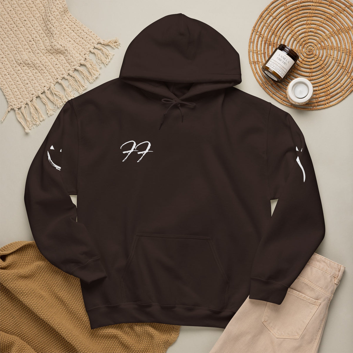 Fall Fashion Friendly Fits Hoodie Alternate Logo