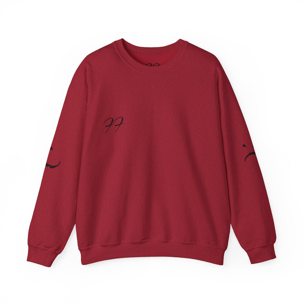 Fall Fashion Red Crewneck