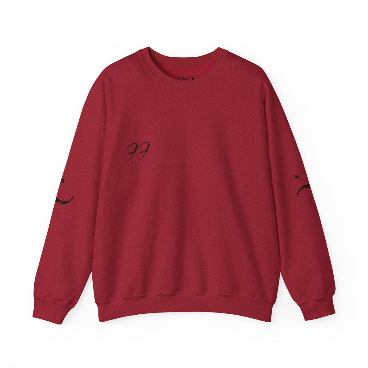 Fall Fashion Red Crewneck