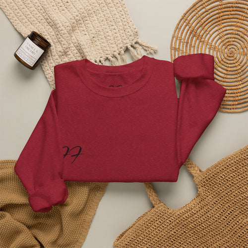 Fall Fashion Red Crewneck